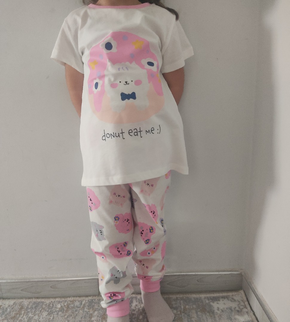 Kız Çocuk Tasty Pamuklu Çok Renkli 2li Pijama Takımı